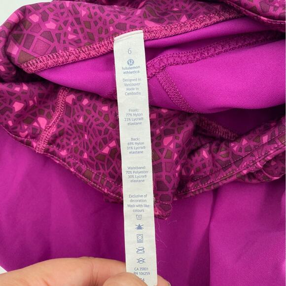 Lululemon Real Quick Tight‎ Regal Plum Size 6 Leggings - Picture 7 of 7